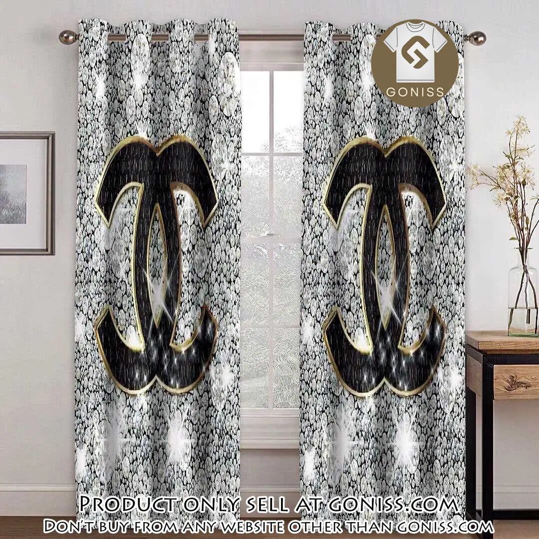 Chanel bling premium window curtains hot  set wc106 gn0616879
